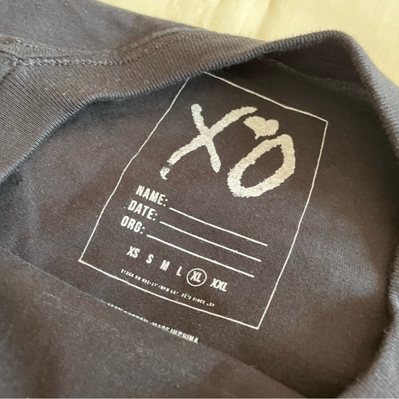 The Weeknd- Black Unisex After-Hours Til Dawn Tour Short Sleeve Oversized Tee - Picture 4 of 4